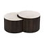 WoonStijl Salontafel Ceramo half rond set van 2 Taj Mahal