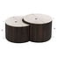 WoonStijl Salontafel Ceramo half rond set van 2 Taj Mahal