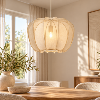 Light en Living Hanglamp Esmee zand Ø40 x 30 cm