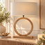 Light en Living Lampvoet 41x13x44 cm NUBIA hout mat naturel