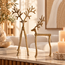 Light en Living Ornament 20.5x13x47 cm REINDEER goud