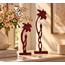 Light en Living Ornament op voet 13x8x30 cm DAFFODIL  glans bordeaux