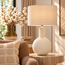 Light en Living Vaas deco  Ø22x33,5 cm CARIMA donkerbruin + zand