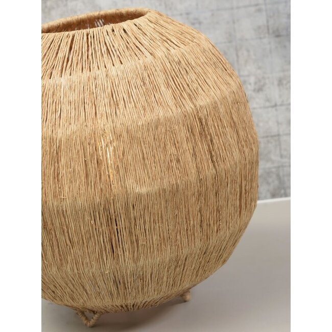 Good&Mojo Tafellamp Iguazu jute globe Ø 25 naturel