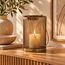 Light en Living Windlicht TEMPAN in antiek brons - 17x13,5x20,5 cm