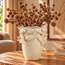 Light en Living Vaas deco 29X28X36,5 cm FISH keramiek crème van Light & Living