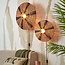 Good&Mojo Plafondlamp Iguazu S disc 40cm zwart naturel