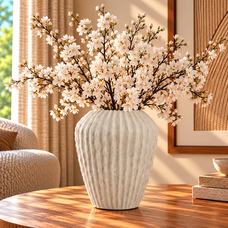 Light en Living Vaas deco Ø29x37 cm CACTI beige