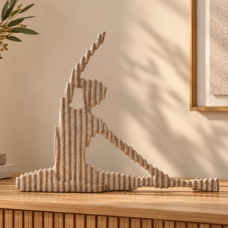Light en Living Ornament 30x6x24 cm ZENNE taupe