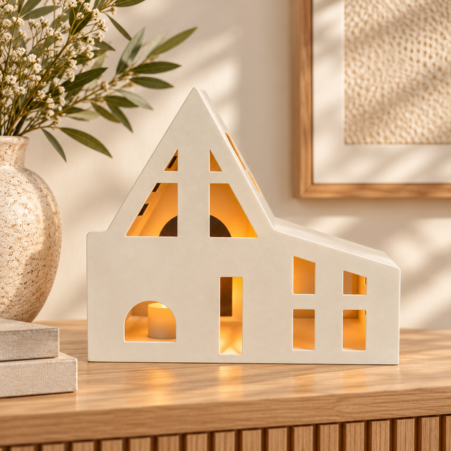 Light en Living Ornament 31x13x27 cm TRAMORE crème