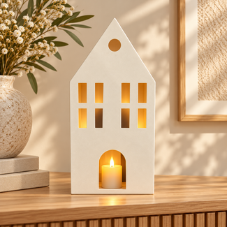 Light en Living Ornament 14x9x30 cm CROMANE crème