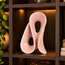 Light en Living Ornament op voet 20,5x19x39 cm ZAZINA roze
