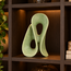 Light en Living Ornament op voet 20,5x19x39 cm ZAZINA groen