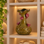 Light en Living Vaas deco Ø20x32 cm ODALI keramiek  groen+donker roze