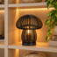 Light en Living Tafellamp MUSHROOM mat zwart Ø20x24 cm - Light & Living