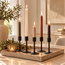 Light en Living Kandelaar Ø8x20,5 cm BORGO mat zwart