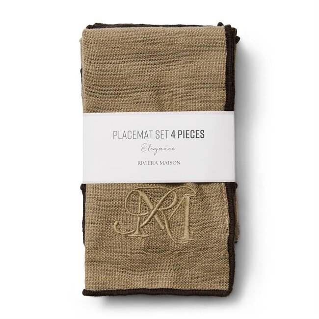 Riviera Maison Placemate set  van 4 Elegance
