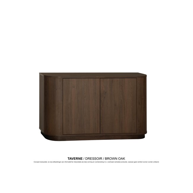 WoonMax Taverne dressoir 2 deurs 143 cm - Brown Oak