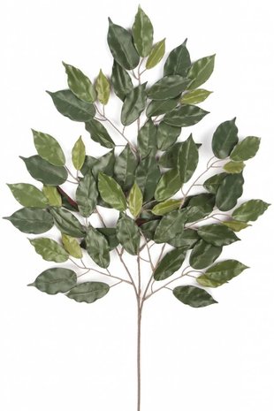 Kunstigt Fat Ficus blade 75 cm grøn