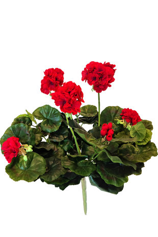 Kunstig blomst Geranium rød 40cm