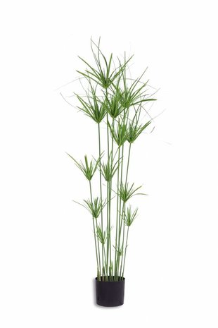 Kunstig fladaks græsplante 140cm