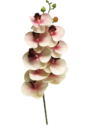 Kunstig orkidé 77 cm pink (ægte touch)
