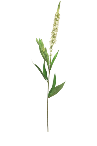 Kunstig blomst Buddleja 76 cm hvid