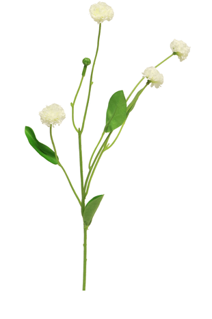 Kunstig blomst Bellis Hybride 58 cm hvid