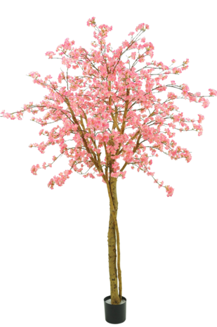 Kunstig træ kirsebærblomst pink 240 cm