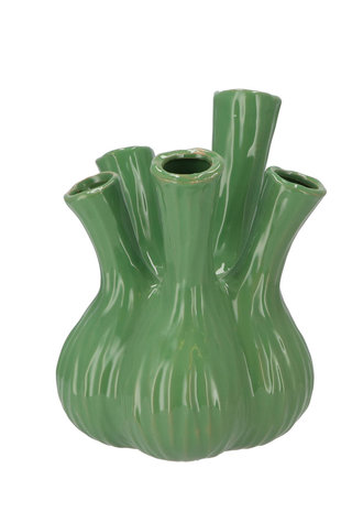Aglio vase mørkegrøn 20 x 25 cm