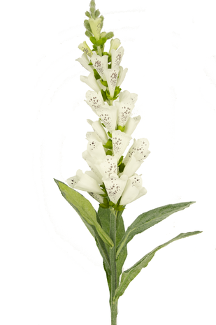Kunstig blomst Foxglove 90 cm hvid