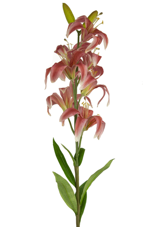 Kunstig blomst Martagon Lily 78 cm gammel pink