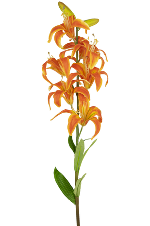 Kunstig blomst Martagon Lily 78 cm orange