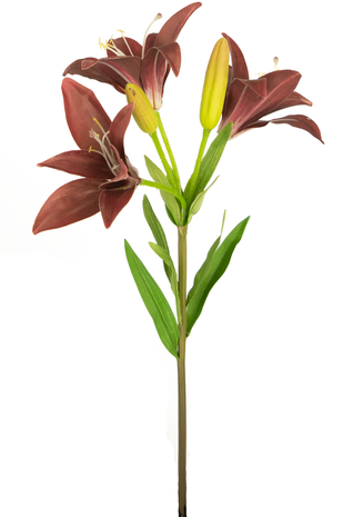 Kunstig blomst Martagon Lily 78 cm lilla