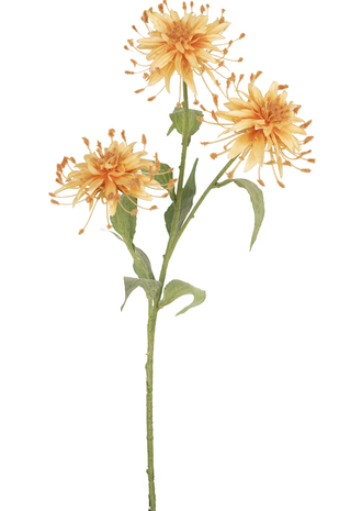 Kunstig blomst Scabiosa Japonica 70 cm fersken