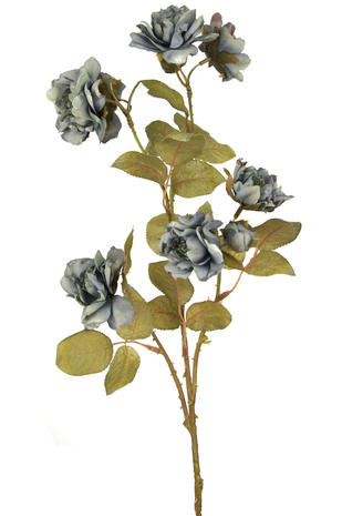 Kunstig rose Nero 68 cm blå