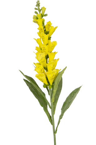 Kunstig blomst Foxglove 90 cm gul