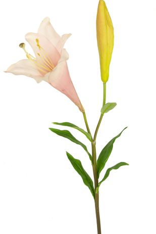 Kunstig blomst Exotic Lily 74 cm pink