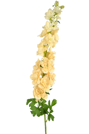 Kunstig blomst Delphinium 105 cm creme