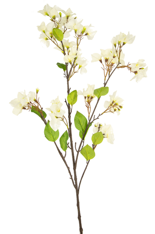 Kunstig blomst Bougainvillea 120 cm hvid