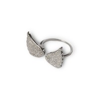 Zilveren Angel wings  ring zirkonia