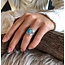 Zilveren ring Turquoise natuursteen Zilveren ring Turquoise natuursteen