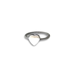 Zilveren Hart ring