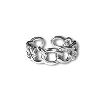 Zilveren ring Chain