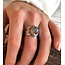 Zilveren Labradoriet ring Penny