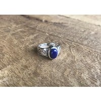 Zilveren Lapis Lazuli ring