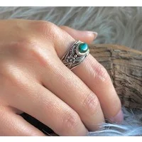 Malachiet ring Bali Style Malachiet ring Bali Style