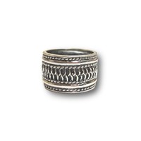 Zilveren Bali style ring 'KUTA'