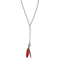 Ketting Peace Feather