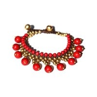 Armband Gypsy rood